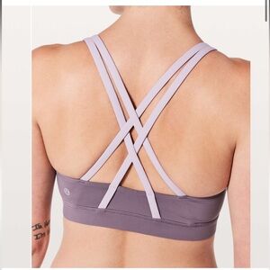 Lululemon Energy Bra in Smoked Mulberry / Violetta